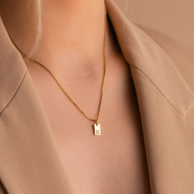 Load image into Gallery viewer, CloveLux™ Initial Tag Necklace
