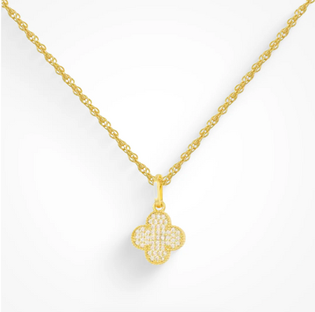 CloveLux™ Iced Clover Necklace