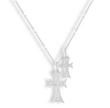 Load image into Gallery viewer, CloveLux™ Double Cross Necklace
